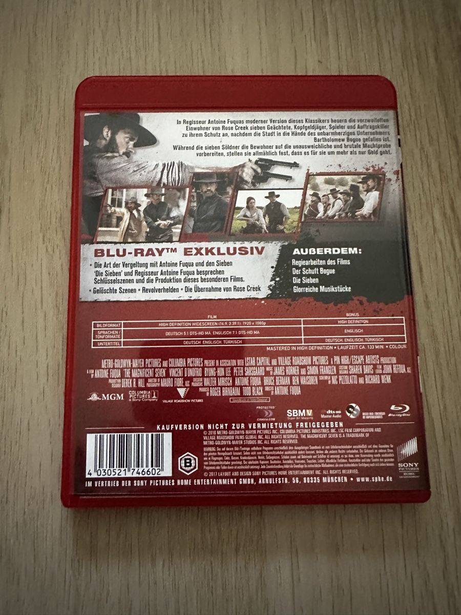 Alle DVDs: Die Glorreichen Sieben Blu-ray – Gebraucht aus Hombrechtikon von baersandro 1