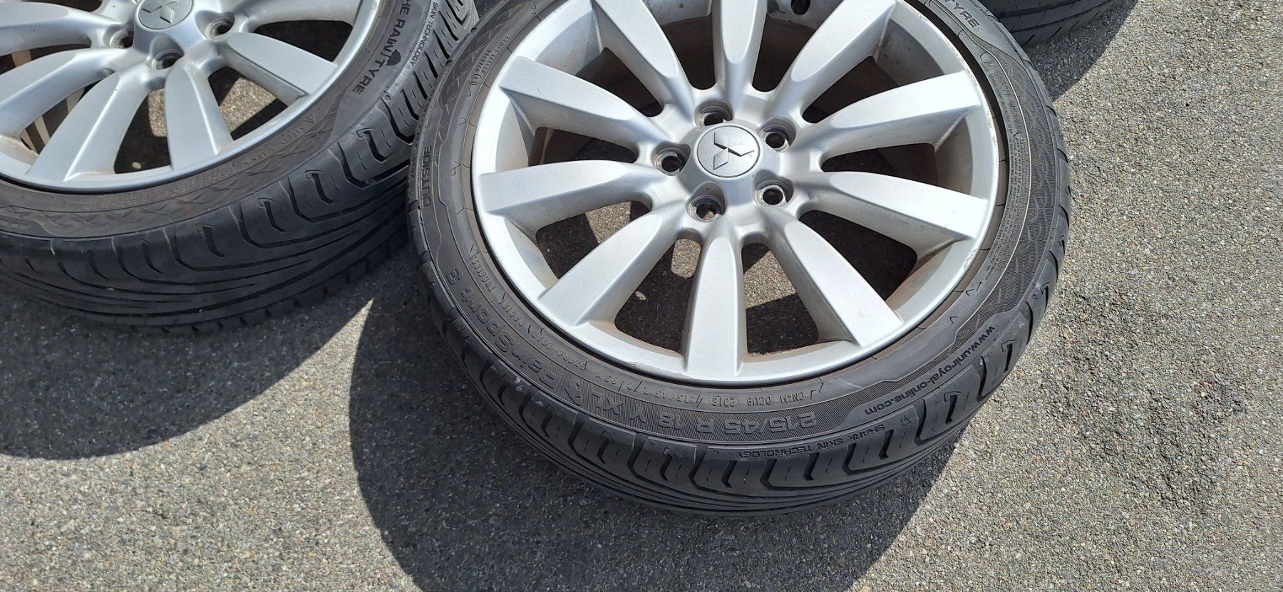 Mitsubishi Pneumatici & Ruote complete: Räder 215/45 R18 Mitsubishi Lancer – Usato da Arbon venduto da Kbrluz 2