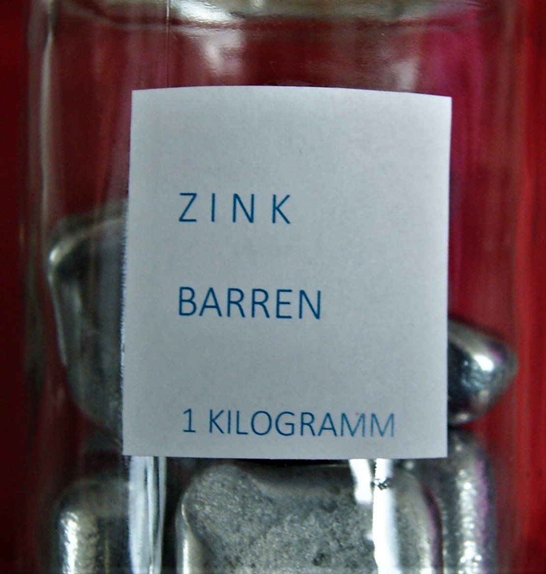 Metalli preziosi: ZINK BARREN  (1 Kg) – Nuovo (secondo la descrizione) da Stadel venduto da Wald100 5