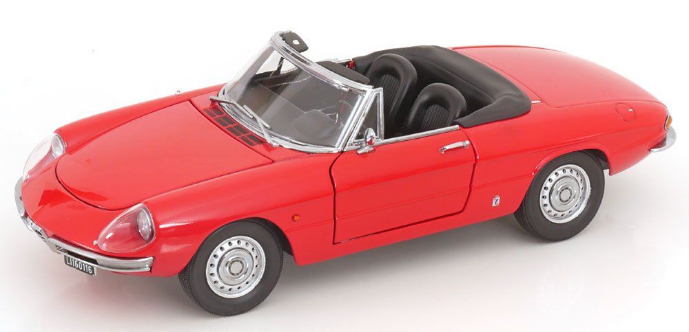 ALFA ROMEO 1600 Duetto Spider 1966 – Maquette Touring Models 1:18 – Rouge