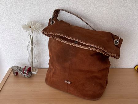 CAPRISE Tasche /NP200CHF Wildleder Braun