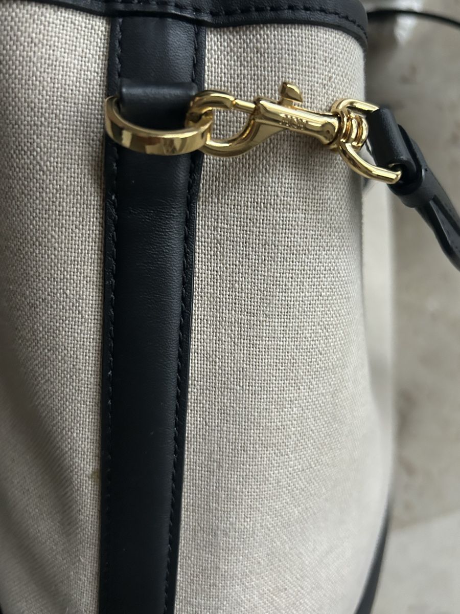 Mcm Taschen für Damen: Borsa a secchiello MCM bicolore tela e pelle nera – Neu (gemäss Beschreibung) aus Locarno von Matic04 6