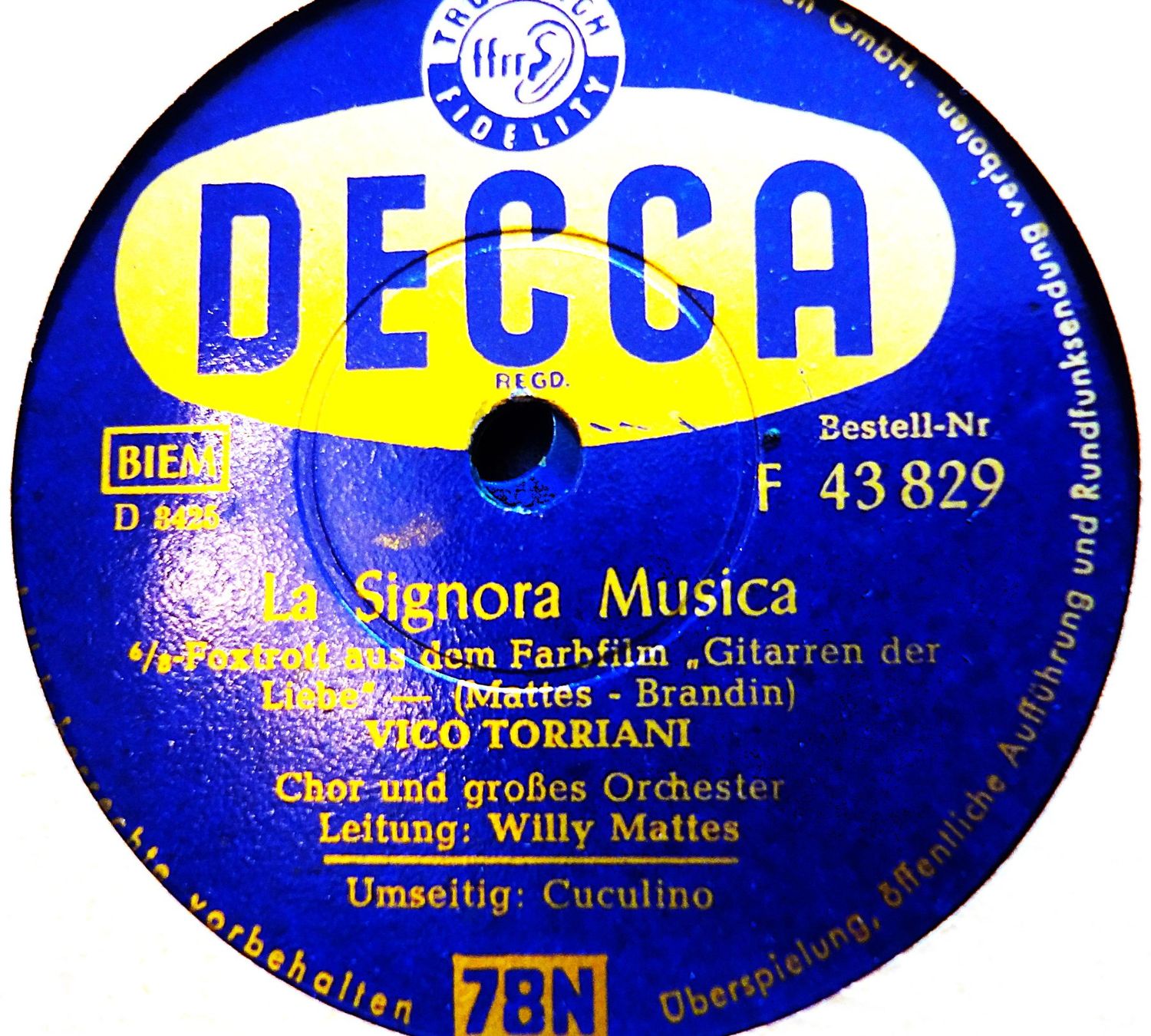 Dischi in vinile: Vico Torriani, Album mit 12 Schellackplatten – Usato da Hemishofen venduto da Phonomandy 7