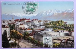 Lausanne et les Alpes