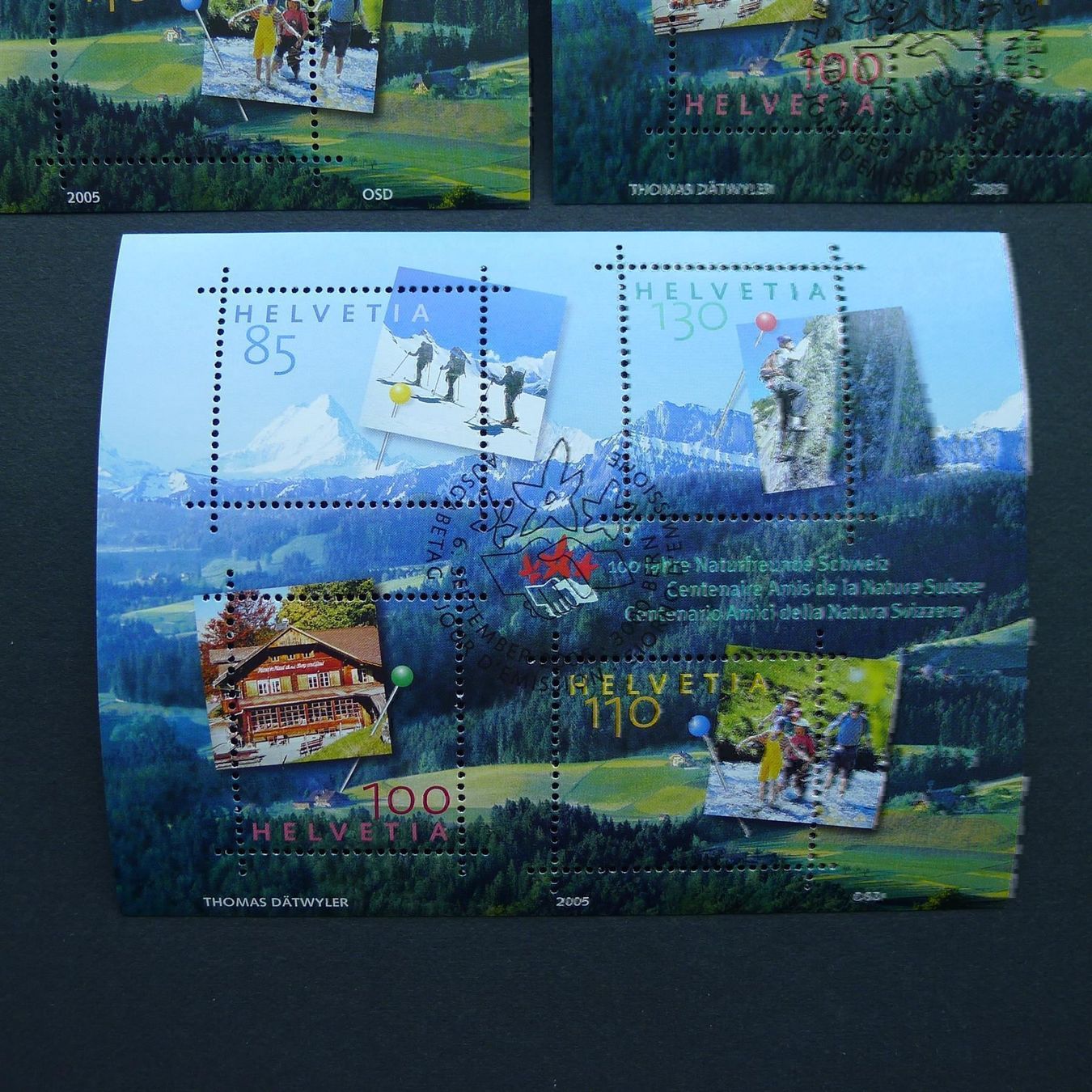 Tutti i francobolli: 2005 Nr. 1172 mit 3 Varianten von ET – Usato da Dagmersellen venduto da wyss1982 3