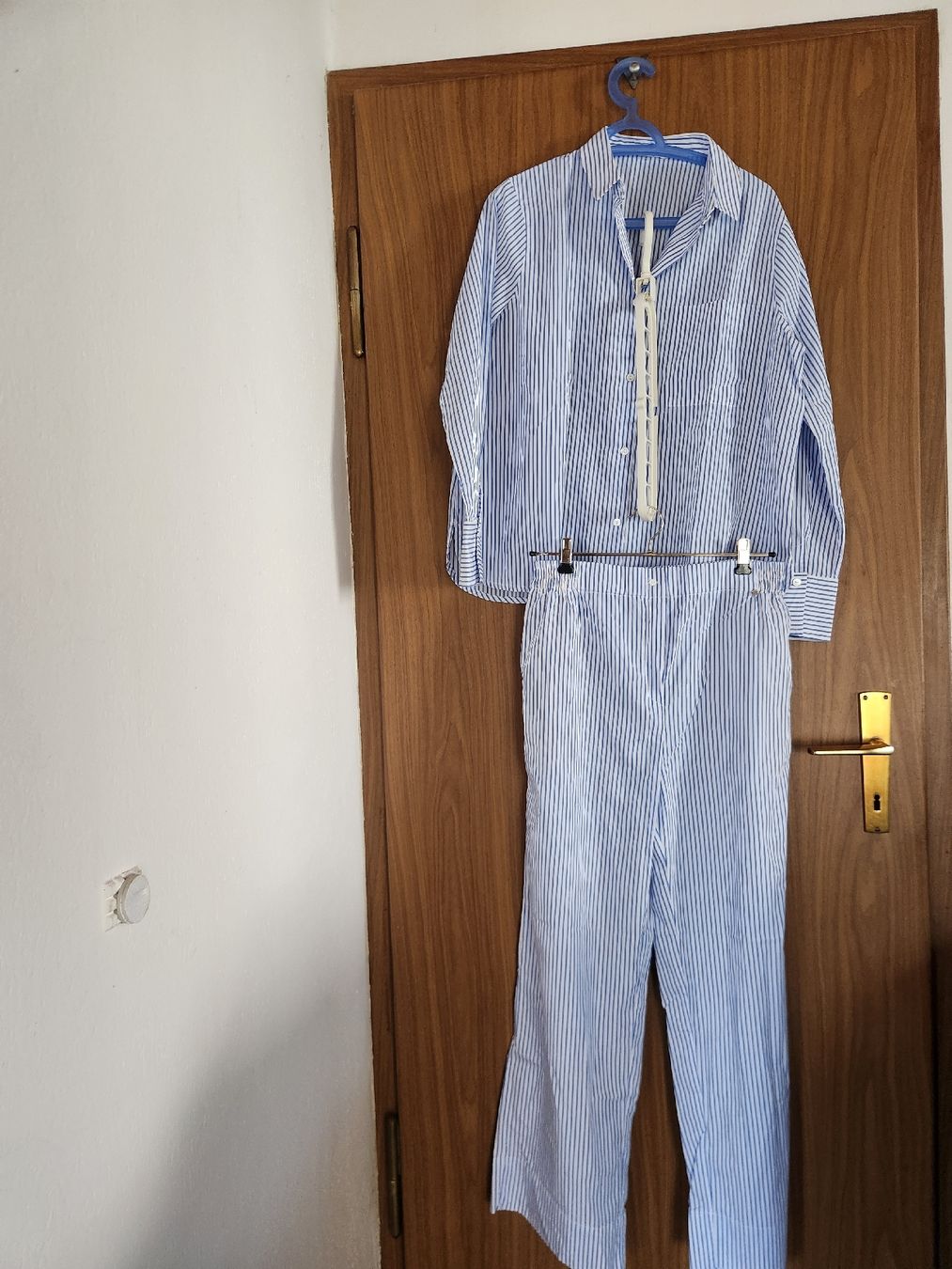 Negligees & Pigiami: Ensemble  pyjama BLUE LEMON rayures bleues T. M 100% coton – Usato da Niedergösgen venduto da Eva2410 2