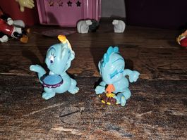 2 Drolly Dinos Ü-Eier-Figuren Vintage 90er Jahre