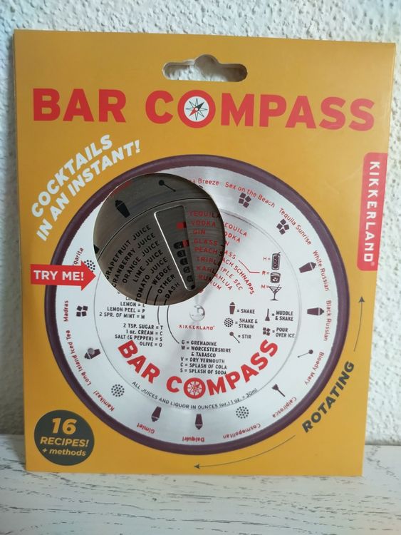 Bar Compass, Cocktailmesser, Kikkerland (Neu und originalverpackt) in ...