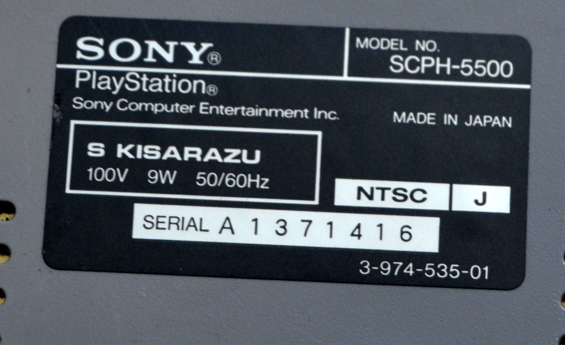 Sony Konsolen: Playstation 1 / PSX SCPH-5500 120V – Gebraucht aus Collonges von arashee 2