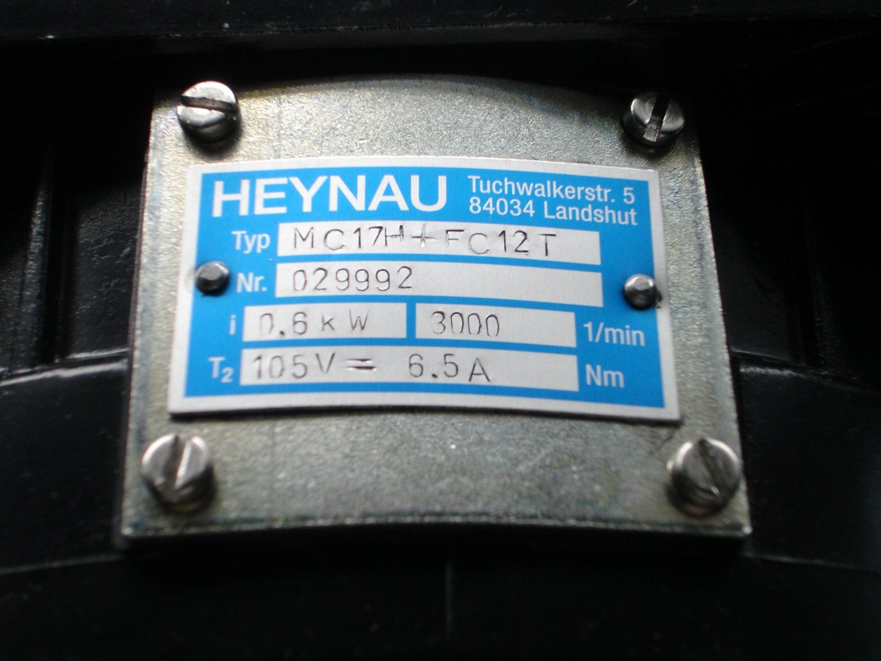 Alle Maschinen: HEYNAU    Elektromotor, Scheibenläufermotor, Servomotor – Neu (gemäss Beschreibung) aus niedergoesgen von styrling 5