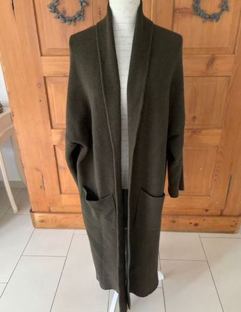 Mango Strick Cardigan/Mantel  Gr. XL olive