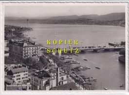 Zürich - Quaibrücke mit Albiskette /bi