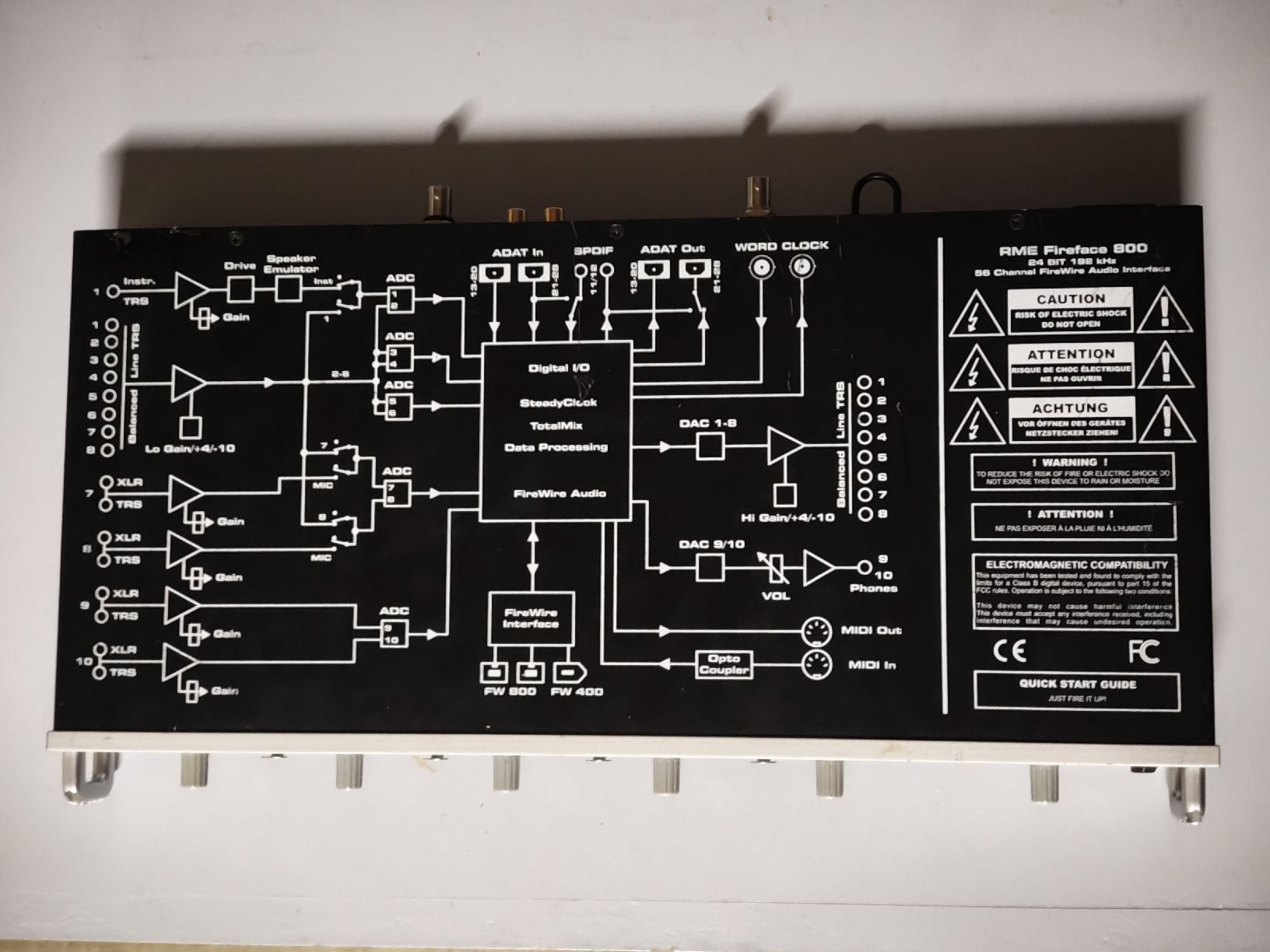 RME Studioequipment: RME Fireface 800 – Defekt aus Zürich von sinusco 2