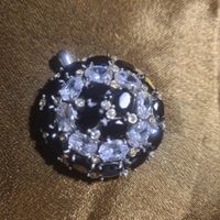 Wunderschöner grosser Juwel- Anhänger Sterling Silber 925