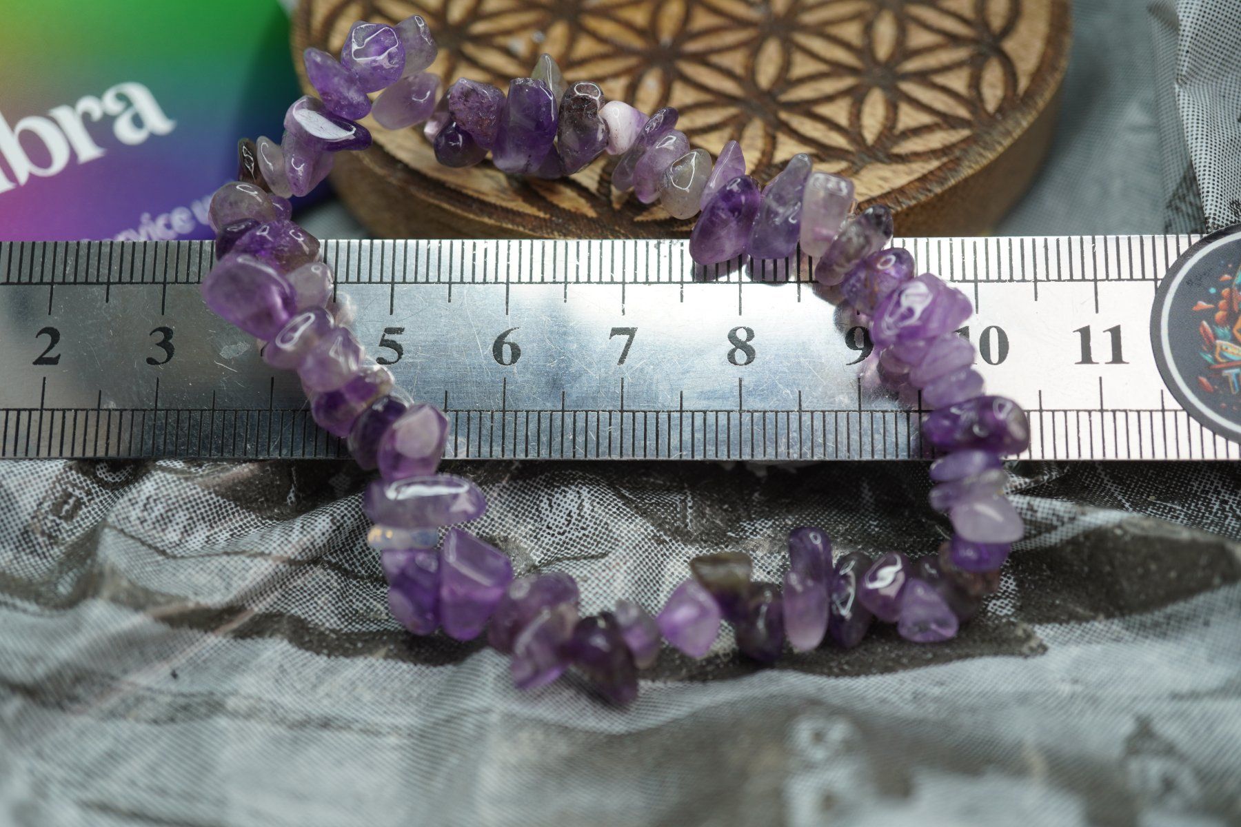 Minerali & Pietre curative: Amethyst  Splitter elastisches Armband  Ab 1.- – Nuovo e nell'imballaggio originale da Eschenbach SG venduto da topstone 3