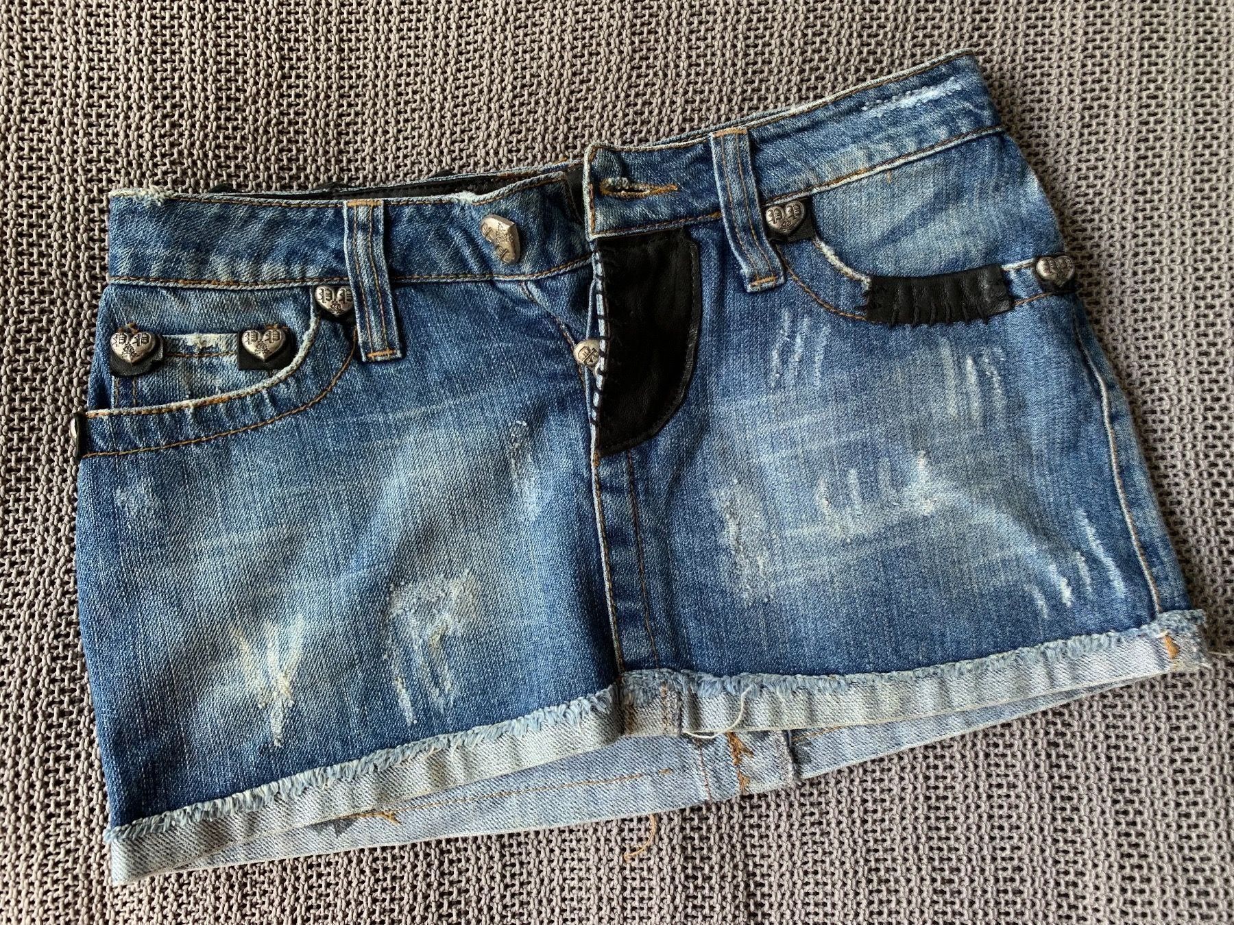 Philipp Plein Gonne: Philipp Plein Jeansjupe Gr. XS – Nuovo (secondo la descrizione) da Waltenschwil venduto da pipapo71