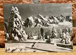 1963 In den Flumserbergen Blick auf den Sichelkamm