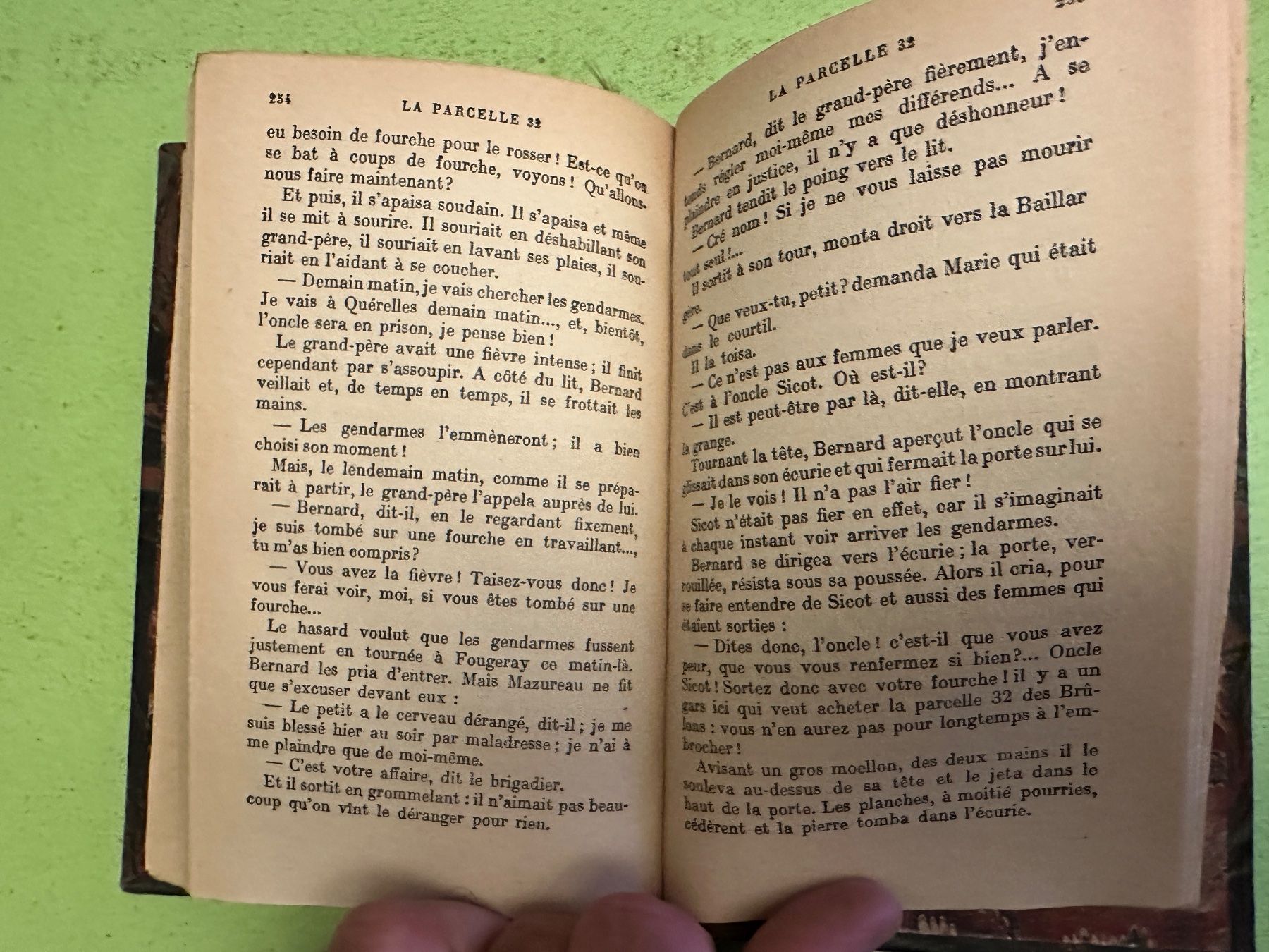 Libri: Ernest Pérochon: La parcelle 32. 1922 – Usato da Zürich venduto da allp 5