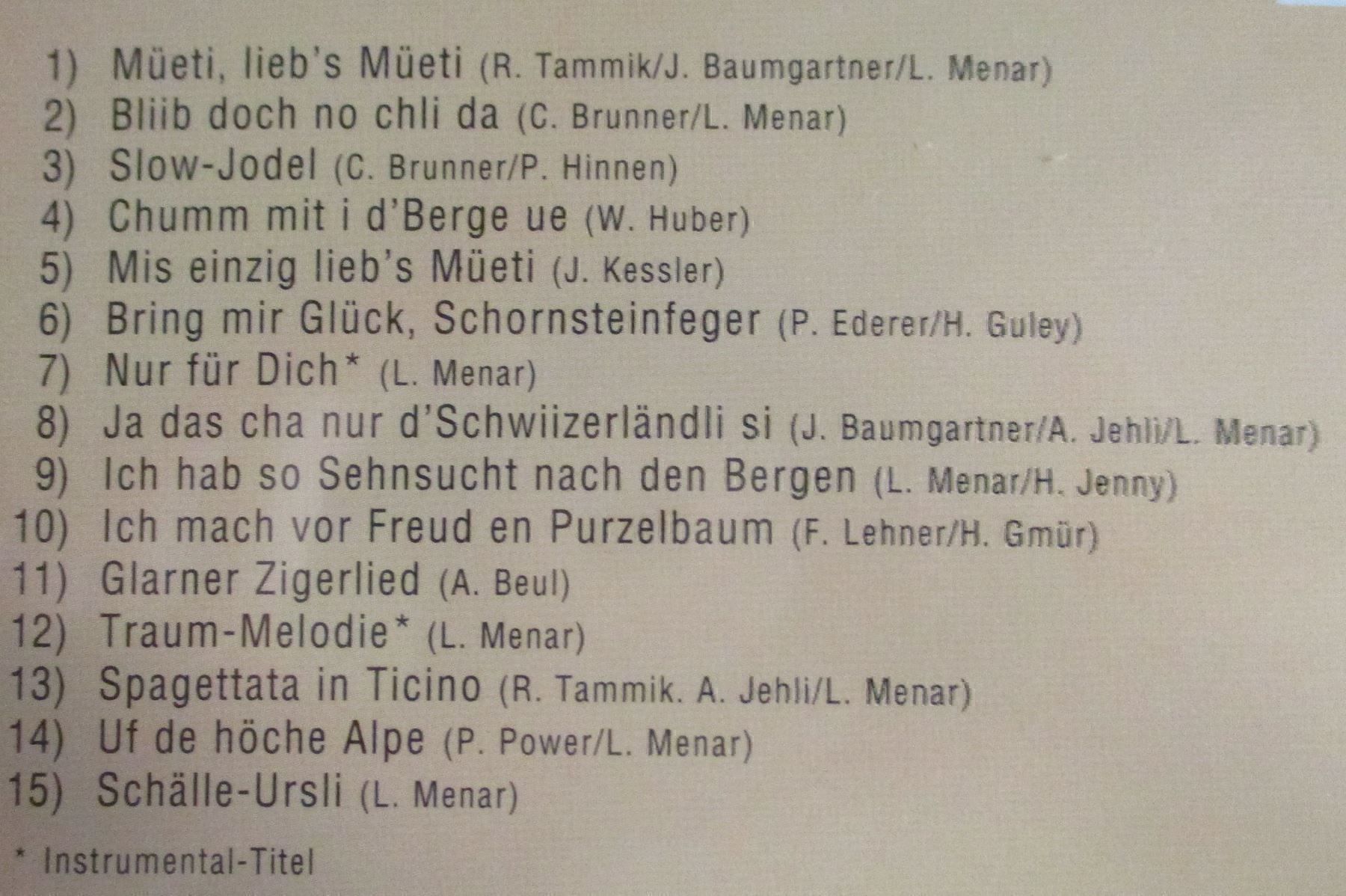 CD: Louis Menar / CD / Rarität – Nuovo e nell'imballaggio originale da Flumenthal venduto da novbra 1