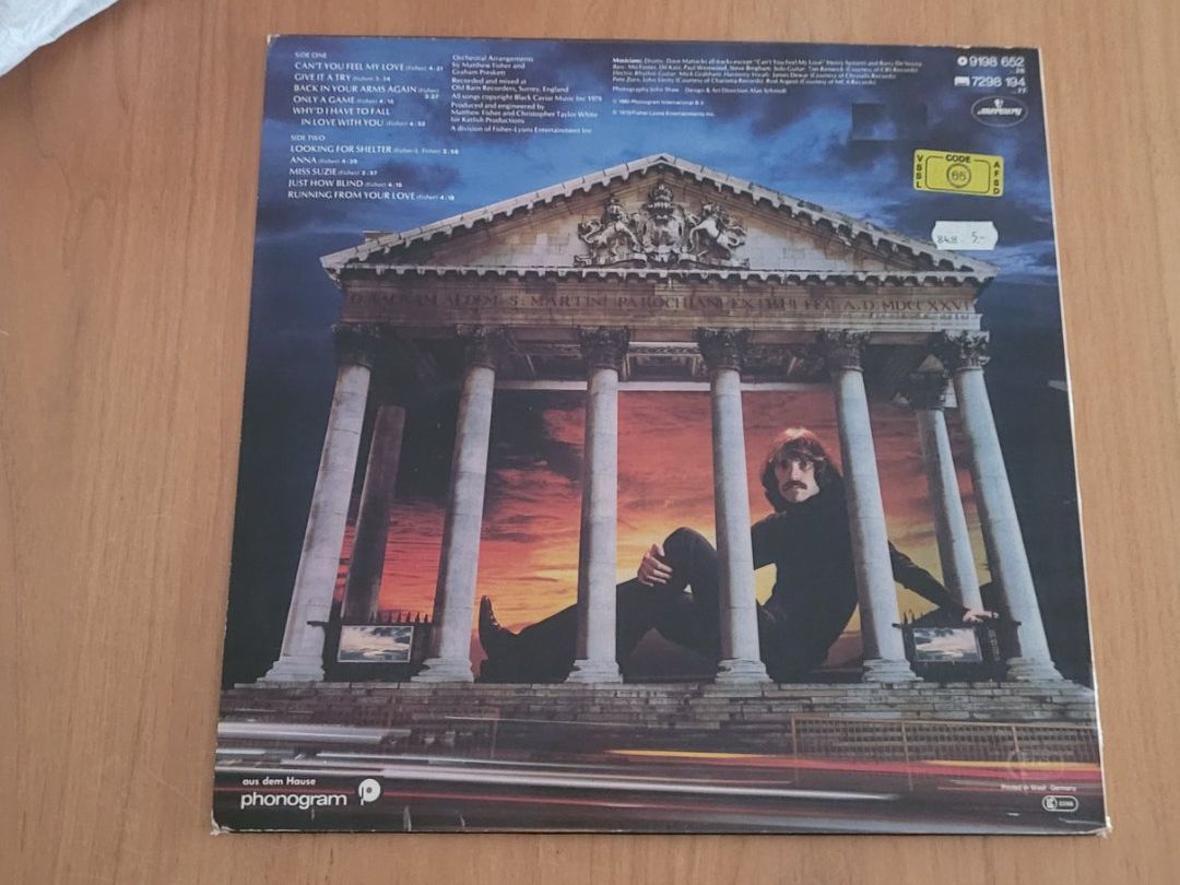 Schallplatten: LP  Matthew Fisher – Gebraucht aus Martigny von MZ-67 1