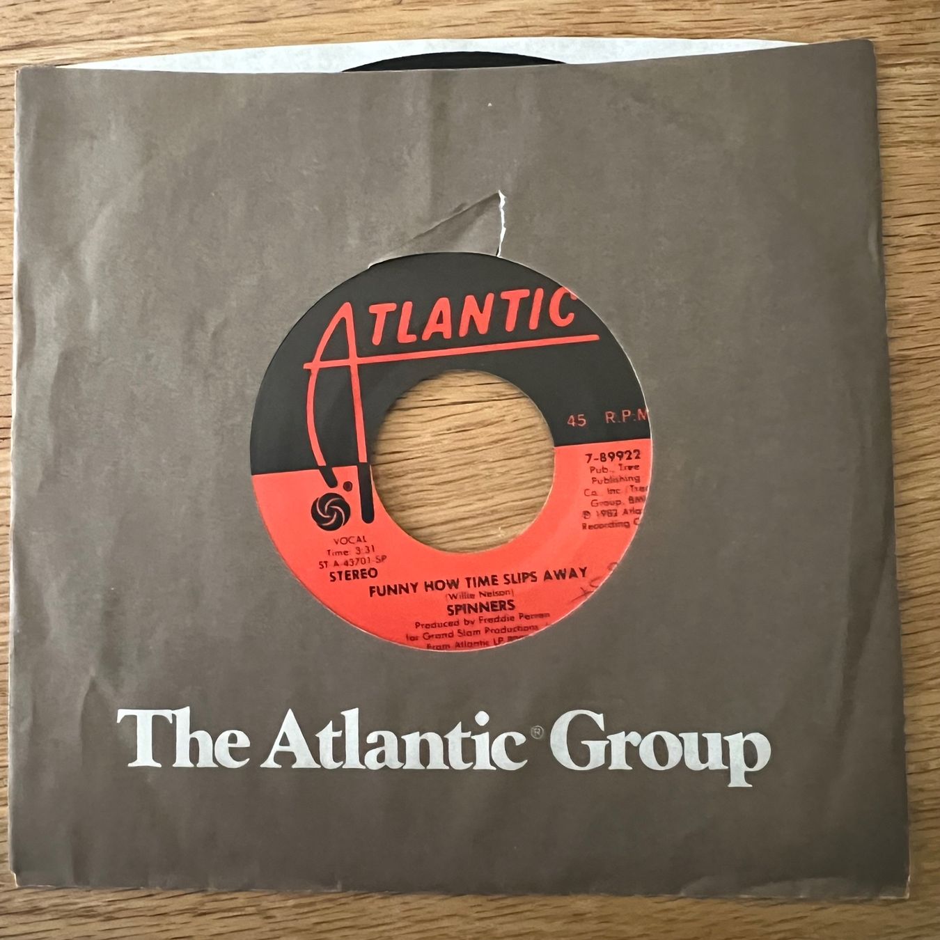 Dischi in vinile: Spinners - Funny How Time Slips Away / 1. US-Press. 1982 – Usato da Gais venduto da soundcave57