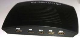 HDMI Umschaltbox 4 in 1 out schwarz