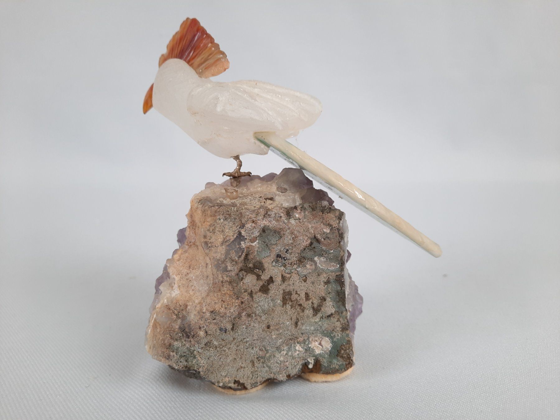 Mineralien & Heilsteine: Vogel auf Amethyst – Gebraucht aus Beinwil am See von Restwert_Beinwil 2