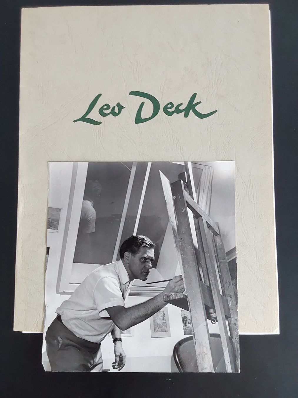 Foto & Immagini:  Leo Deck: Bilder, Briefe, Einladung Vernissage. – Usato da Steinach venduto da Chilli1957 4
