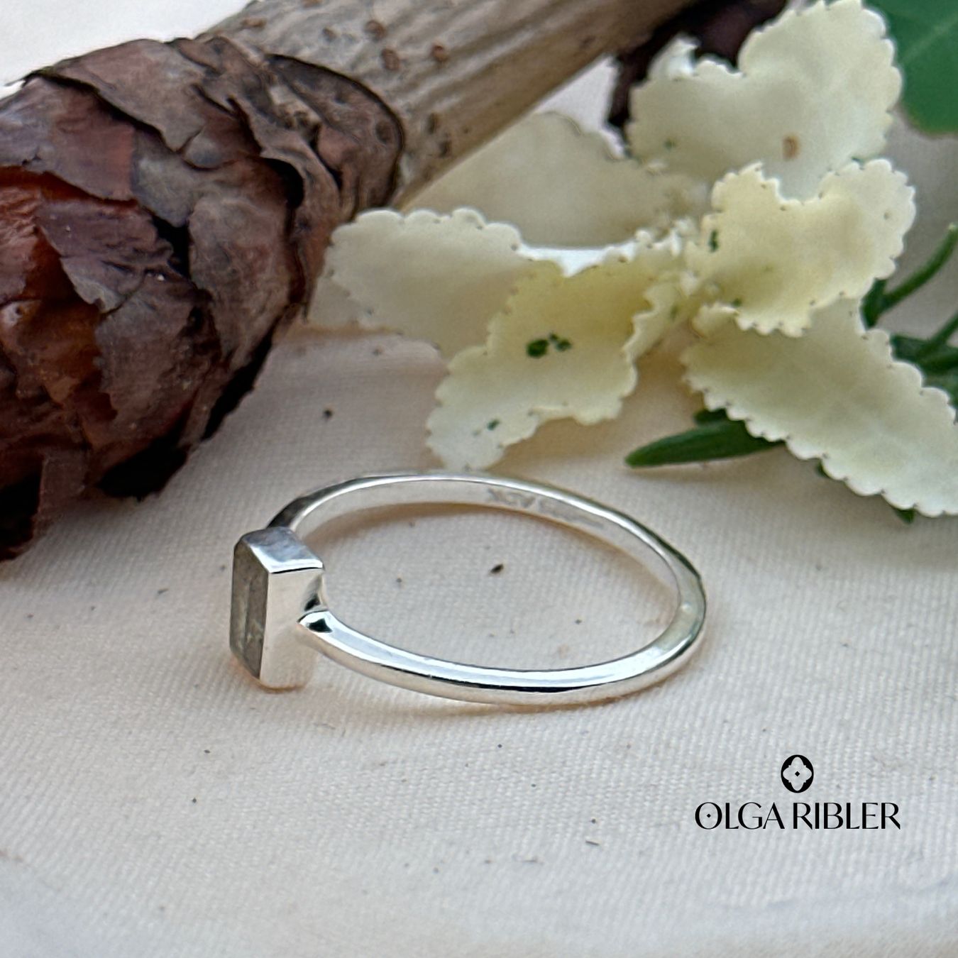 Olga Ribler Ringe: Silberring mit Labradorit, Gr. 52 – Neu (gemäss Beschreibung) aus Luzern von MonikaS03 6