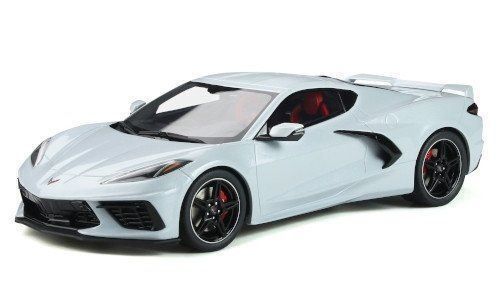 Chevrolet Modellini d'auto: Chevrolet Corvette C8 seit 2020 hellgrau / schwarz      1:18 – Nuovo e nell'imballaggio originale da Gerlafingen venduto da espero88 2