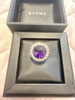 Burma bijoux ring with amethyst