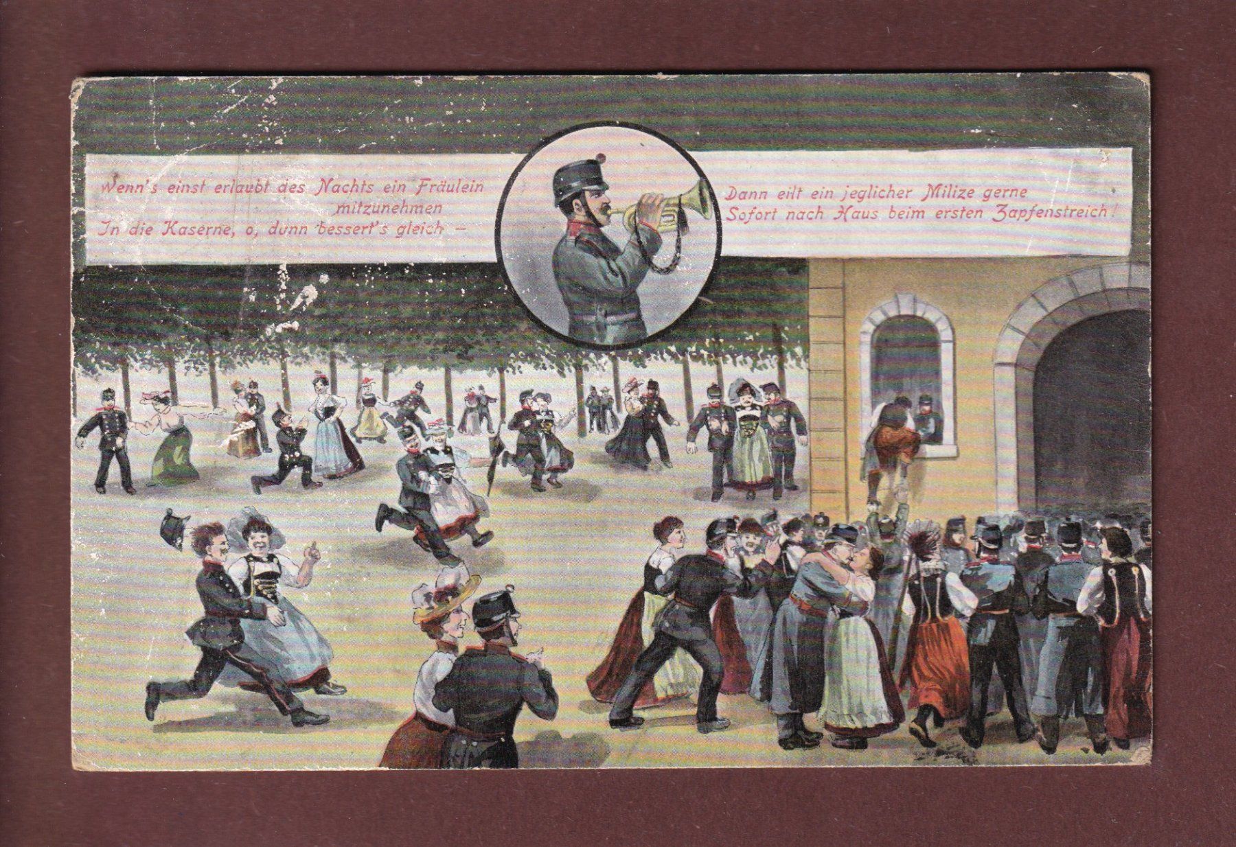 Cartes postales: KASERNE - 1911 Feldpost – D'occasion à Pully par nicecards