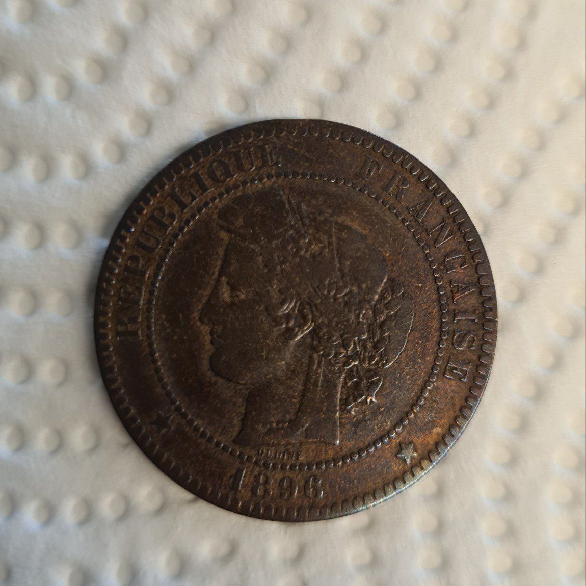 Tutti le monete: 10 Centimes 1896 – Usato da Zell LU venduto da Jamaila