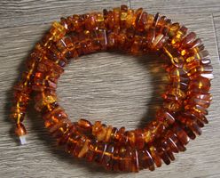 Nachlass: Ostsee Bernstein Schmuck Kette Collier 54 Gramm