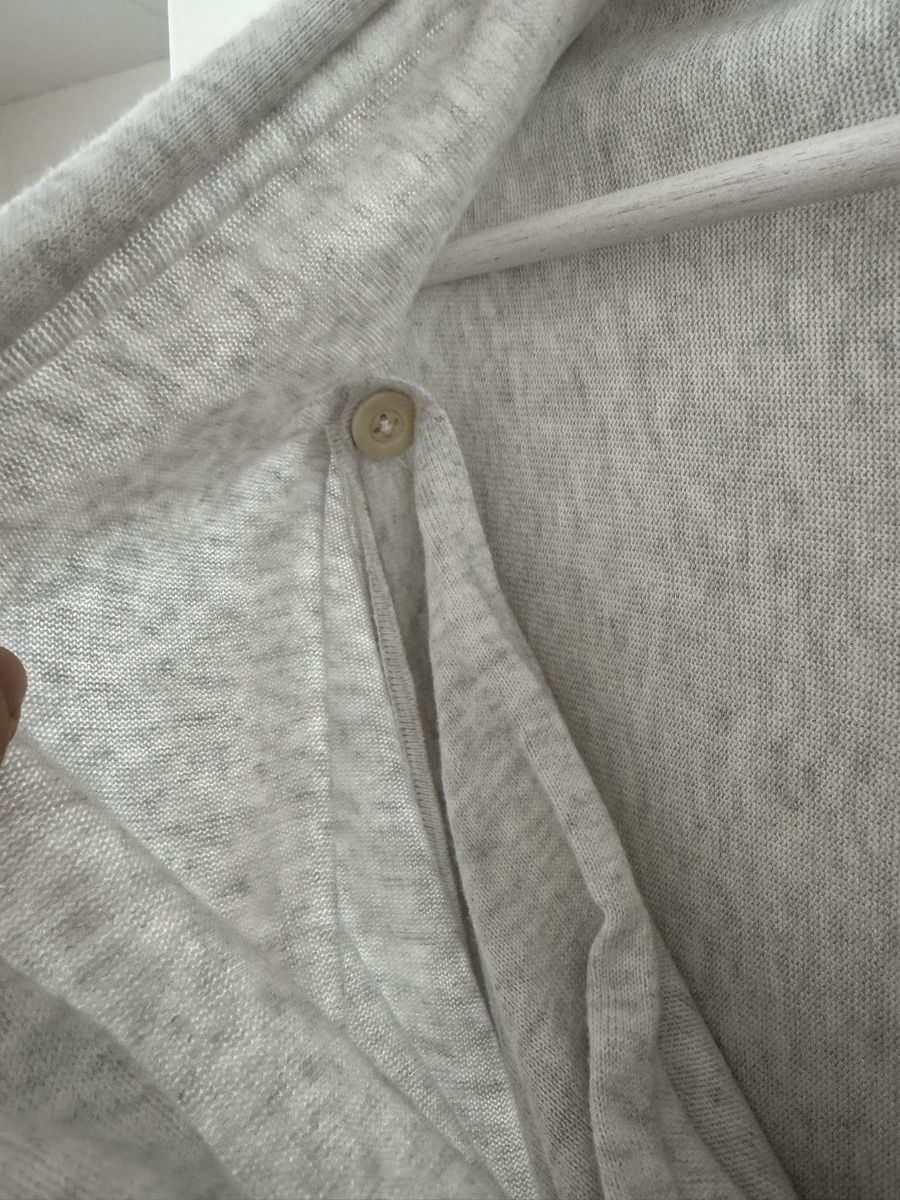 Repeat Maglioni & Felpe: REPEAT Damen Strick Poncho Cardigan Gr. S Hellgrau  – Nuovo (secondo la descrizione) da Flumenthal venduto da SecondLove_CH 4