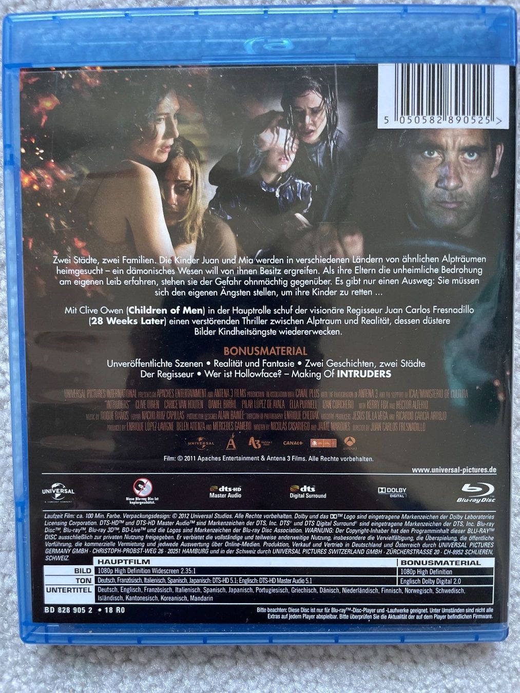 Tutti i DVDs: [Blu-ray] Intruders (2011) – Usato da Frasnacht venduto da GracyStore 1