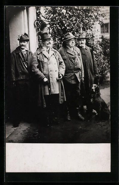 Cartoline postali: Thurnau, Prinz Alfons mit Jagdgesellen u – Usato da Berlin venduto da bartko-reher