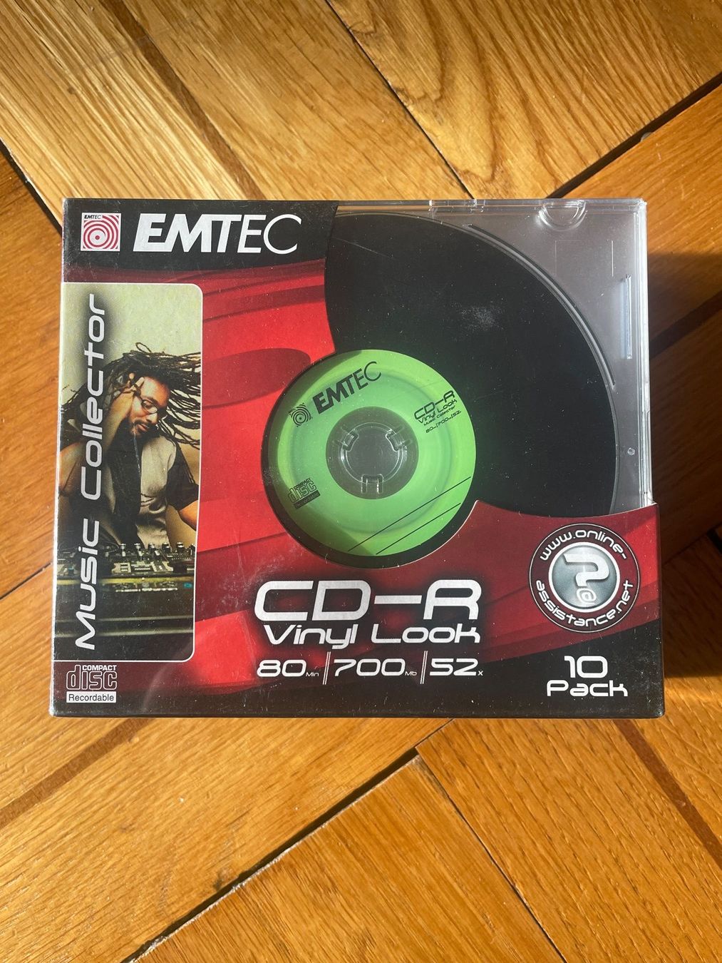 CD: EMTEC CD-R Vinyl Look 700MB - 10er Packung - Ori – Nuovo e nell'imballaggio originale da Genève venduto da Livsonman