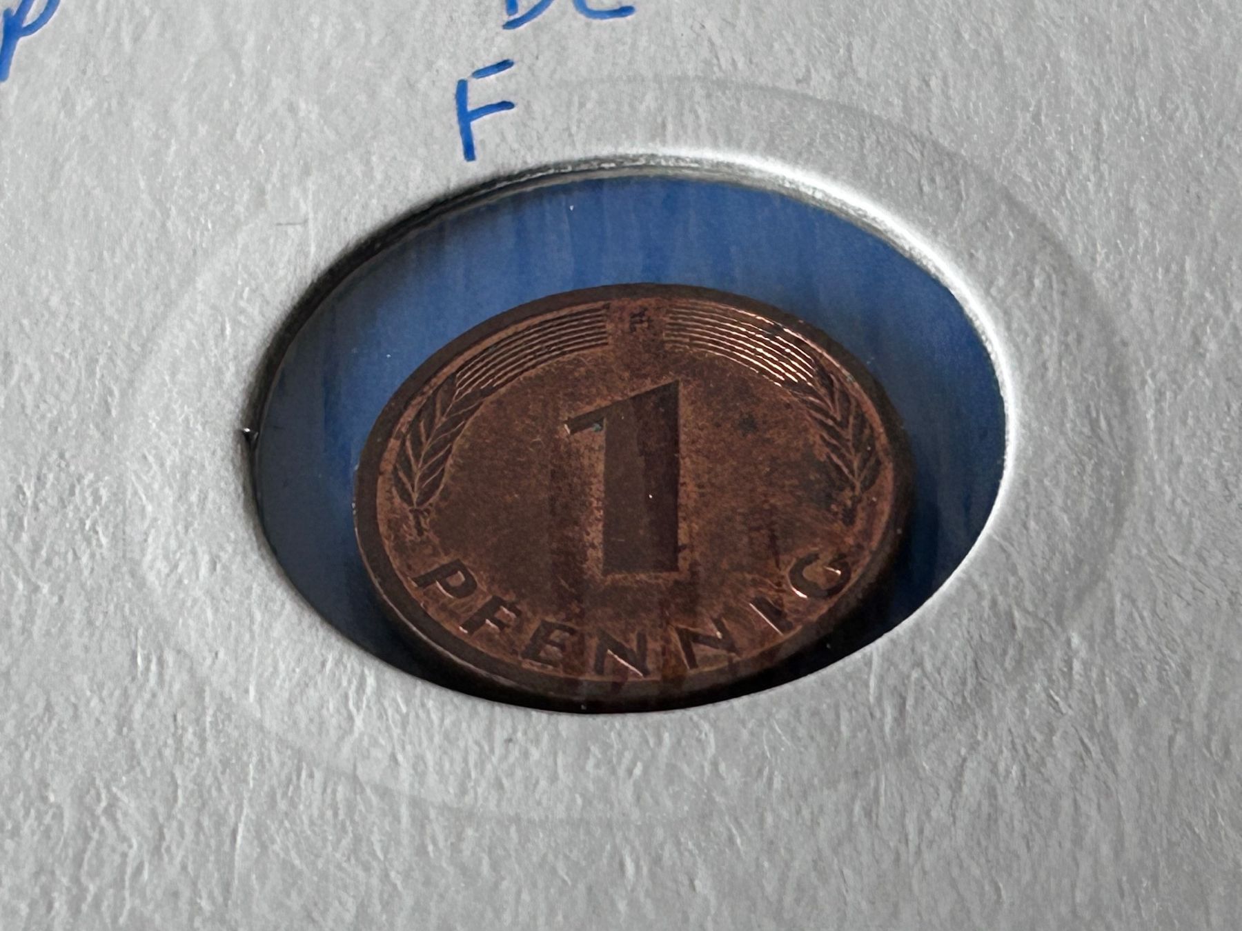 Tutti le monete: Germany - 1 Pfennig 1982 F – Usato da Corcelles NE venduto da AJKader