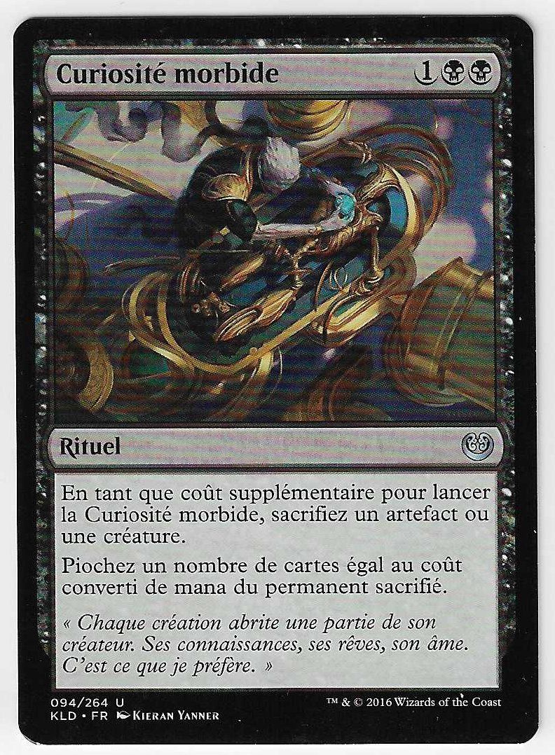 Magic The Gathering Carte collezionabili: [MTG] Morbid Curiosity [fr] – Usato da Nyon venduto da LucidumMTG
