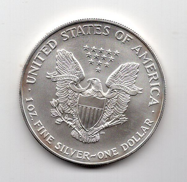 Tutti le monete: (1326) USA, 1 Eagle Silber Unze, 2001, stgl – Usato da Rüthi (Rheintal) venduto da erdnuessli1 1