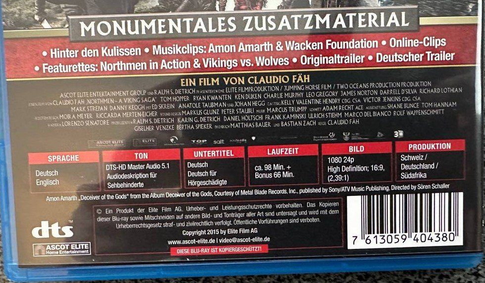 Tutti i DVDs: 2 Blu-rays: The Northman / Northmen Wikinger Filme – Usato da Beringen venduto da Mantafisch1 4
