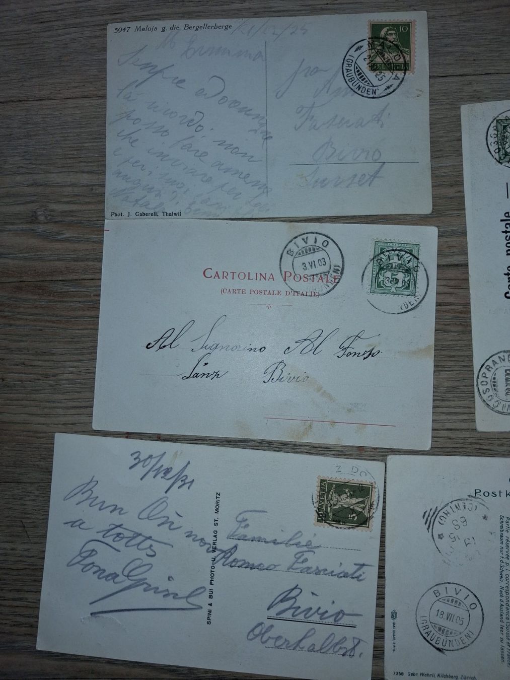 Cartoline postali: 6 alte Ansichtskarten Graubünden Schweiz  dachbodenfund – Usato da Welschenrohr venduto da Regool 2