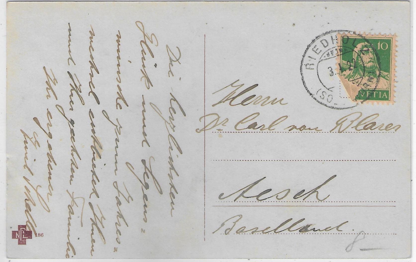 Cartoline postali: Solothurn - Partie an der Aare – Usato da Ettingen venduto da Kartenplanet 1