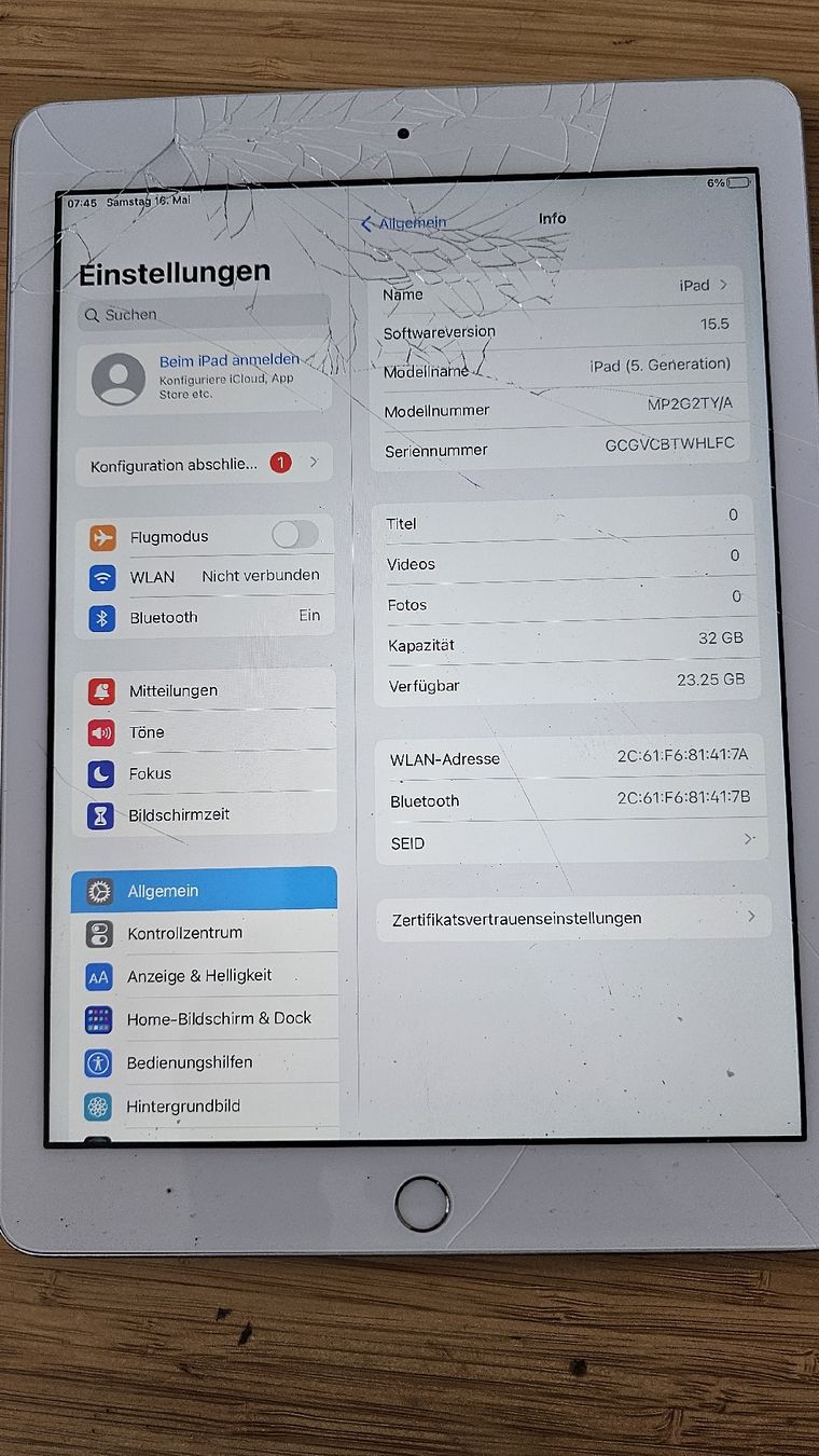Apple Tablettes PC: iPad 5. Generation, 32 GB  – D'occasion à Ehrikon par noa_vyp5 3