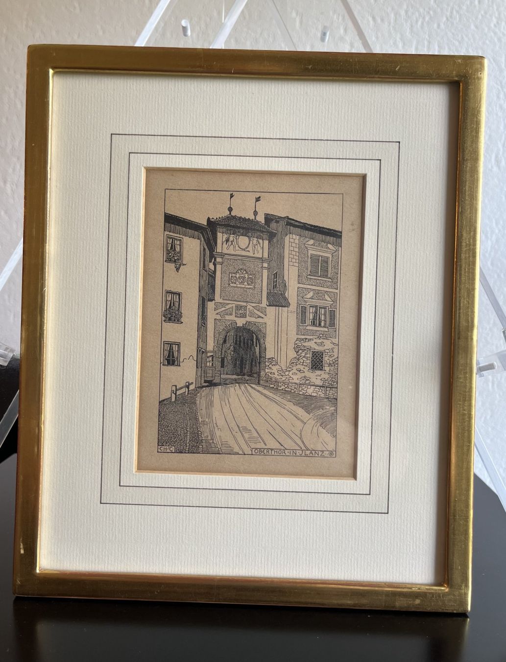 Stiche: "ILANZ OBERTOR" - Surselva/Graubünden – Neu (gemäss Beschreibung) aus Schübelbach von artandstyle