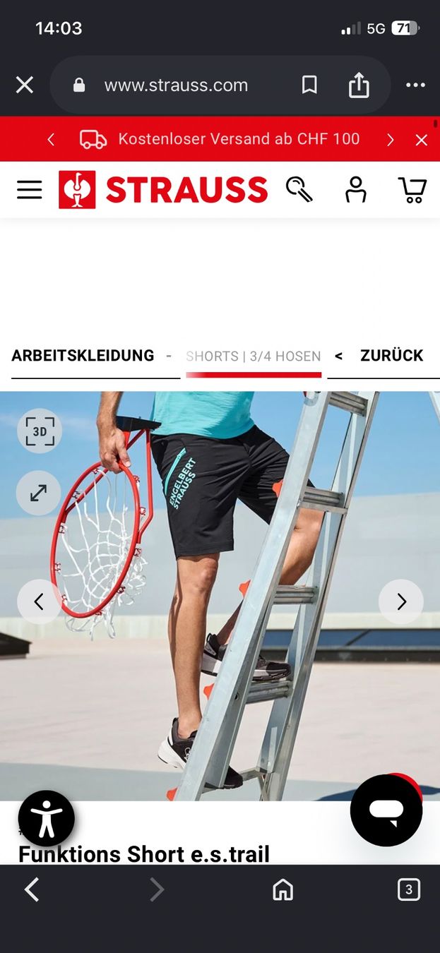 Lotti di vestiti: Funktions Shorts & Tshirt trail  Strauss – Nuovo (secondo la descrizione) da St.Moritz venduto da ClaudiaS010203 1