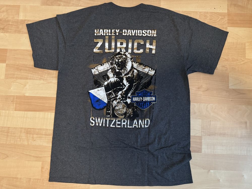 Harley-Davidson T-shirt: Harley Davidson Zürich T-Shirt, Grösse L, Neuwertig! – Nuovo (secondo la descrizione) da Zürich venduto da Strombi69 3