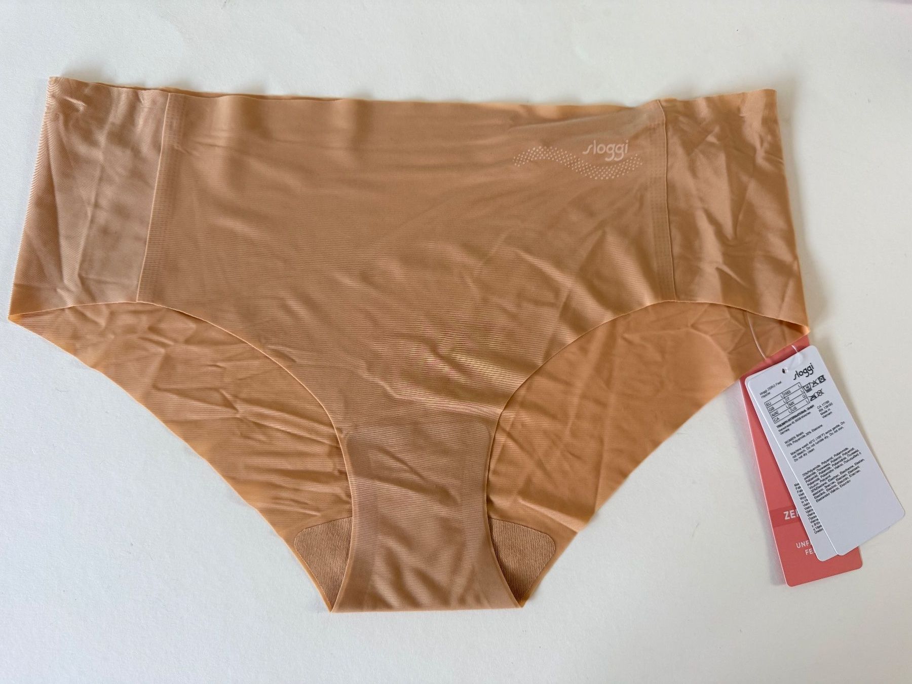 Sloggi Altra biancheria intima: SLOGGI, Hipster ZERO FEEL, Grösse L, 2 Stück in Hellbraun – Nuovo e nell'imballaggio originale da Rudolfstetten venduto da gst_g7xl 3