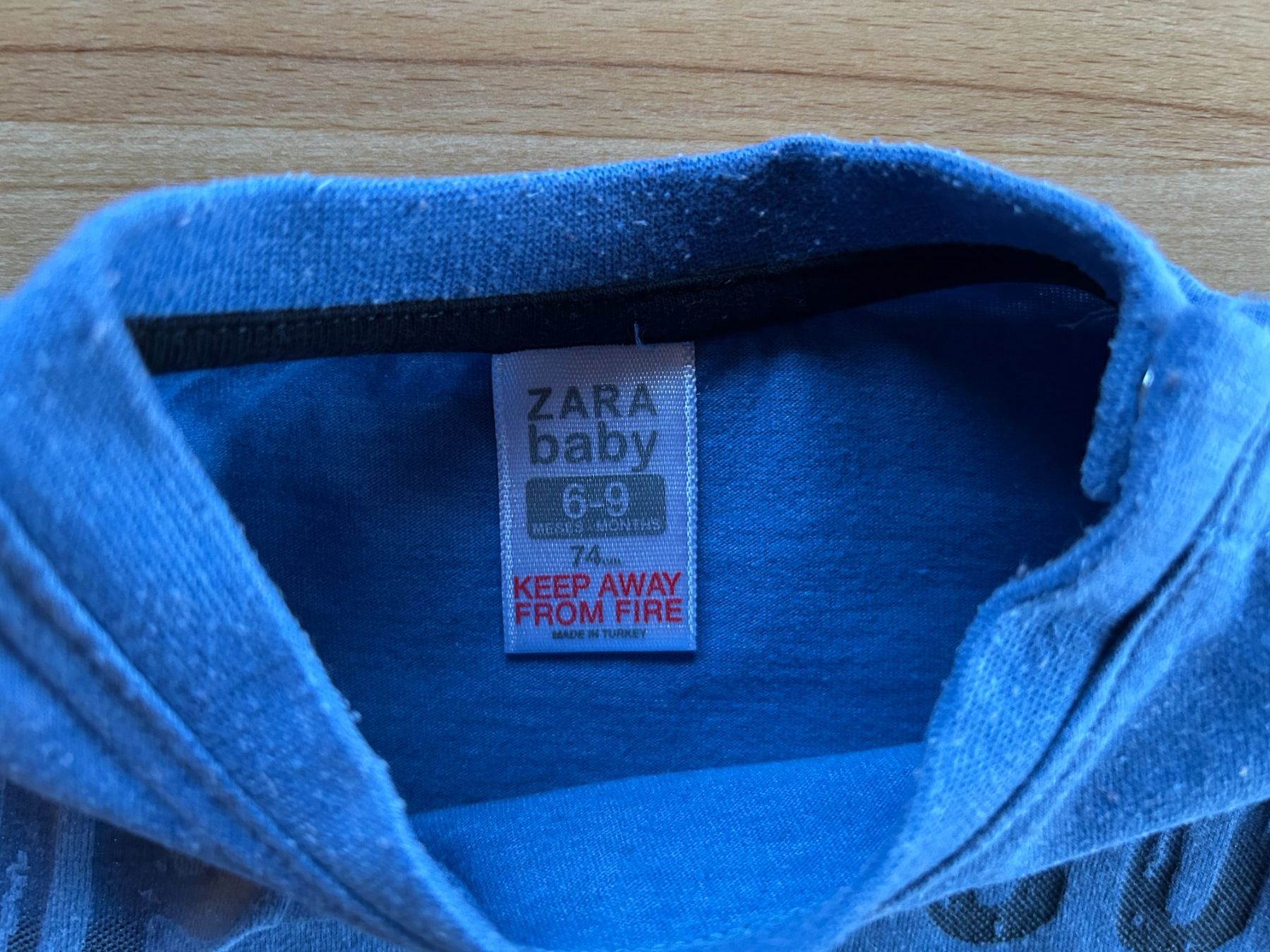 Zara Maglioni & Felpe: Blaues Baby Langarmshirt Grösse 74 – Usato da Grosswangen venduto da che_gr 1
